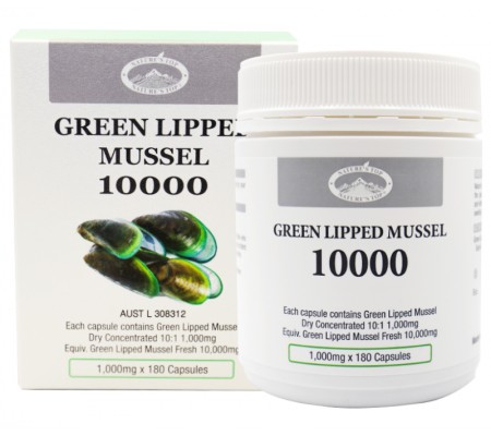 그린립머슬 (초록입홍합) GREEN LIPPED MUSSEL 10000 (180capsules)