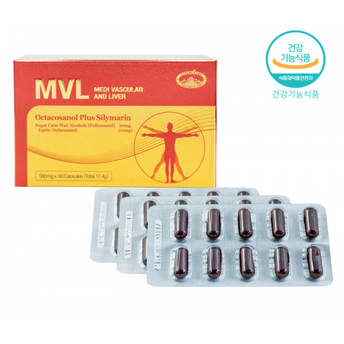MVL 옥타코사놀 플러스 실리마린 Medi Vascular And Liver