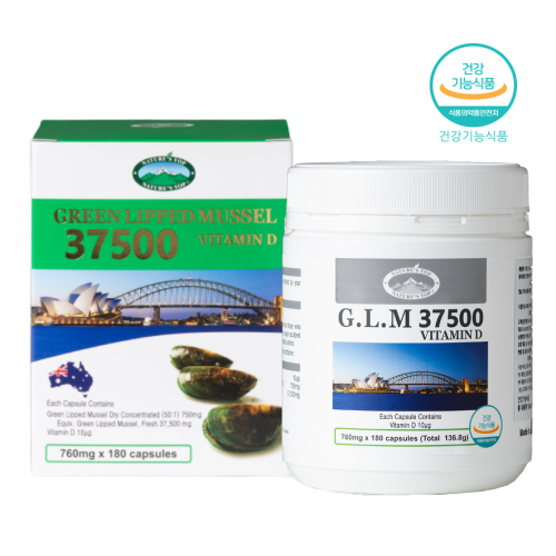 지엘엠 37500 (초록입홍합&비타민 D) Green Lipped Mussel 37500 Vitamin D