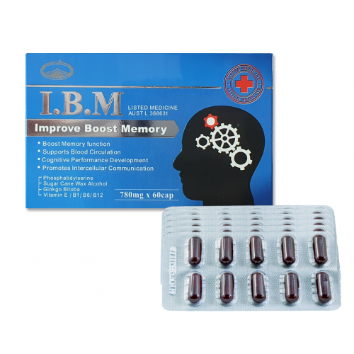 I.B.M Improve Boost Memory (780mg X 60cap)