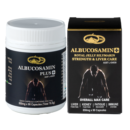ALBUCOSAMIN + 알부코사민 플러스  850mg X 90capsules