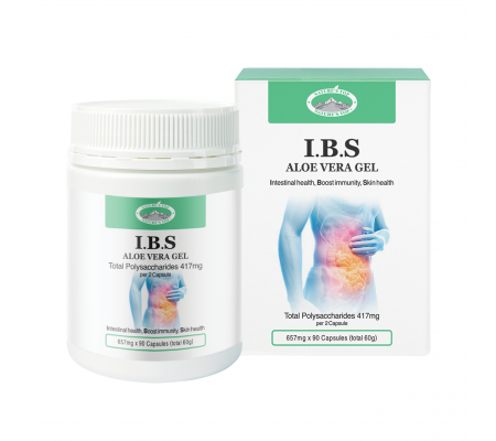장 건강엔 I.B.S ALOE VERA GEL 아이비에스 알로에 겔 국내유일 식약처인증 캡슐형 총다당체 417mg